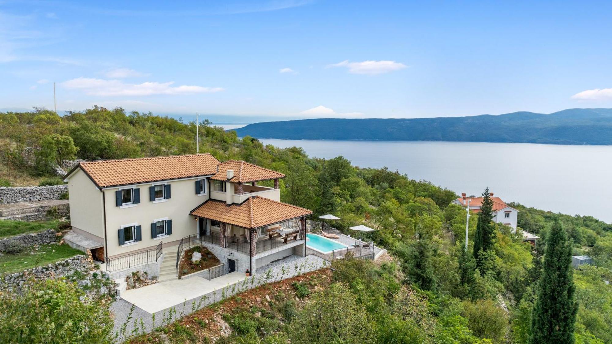 Villa Antonia - Private Pool & Panorama Kvarner View *